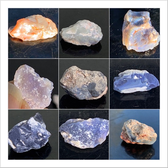 162.5 Carats Lightning Ridge Potch Opal Rough Lot Lightning Ridge Australia - Picture 12 of 17